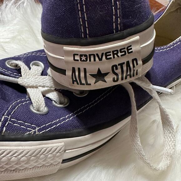 VINTAGE Converse Chuck Taylor All Star (CTAS) Low Top Blue Ribbon M:5 W:7 EUC - Picture 4 of 8